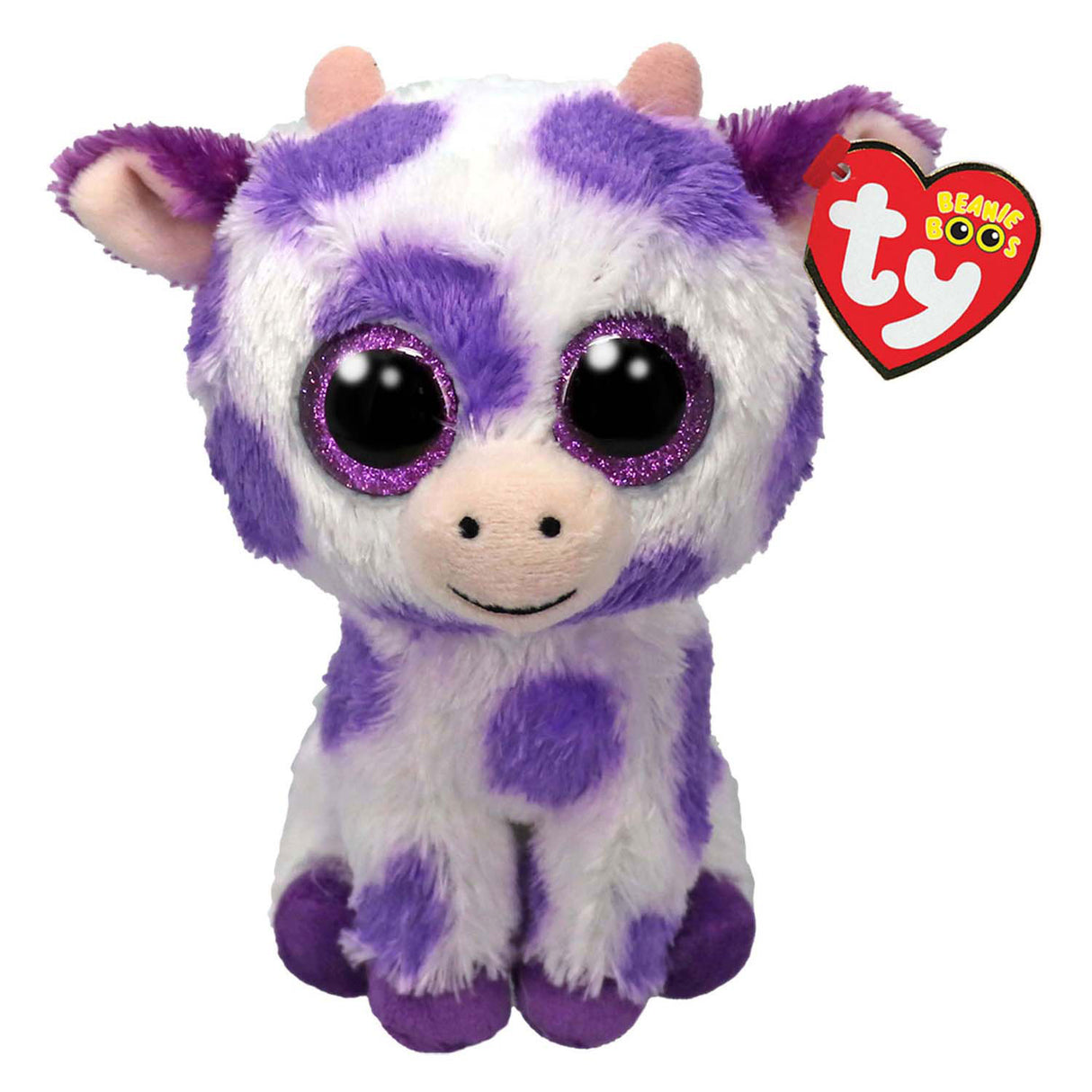 Ty Beanie Boo's Ethel krava, 15 cm