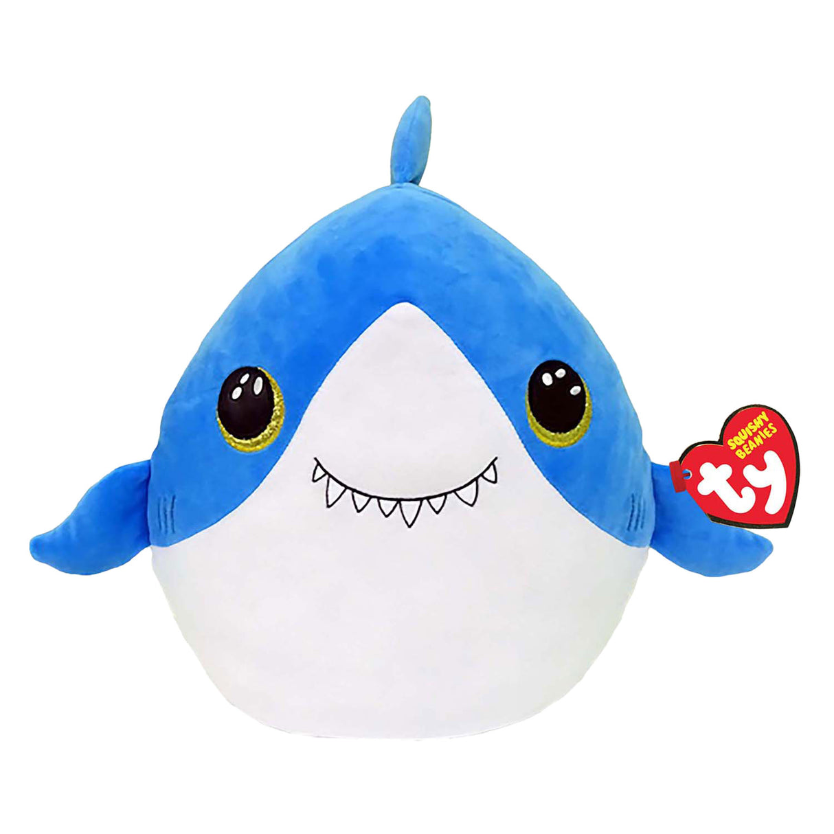 Ty Beanie Ty Squish einen Boo Finsley -Hai, 20 cm