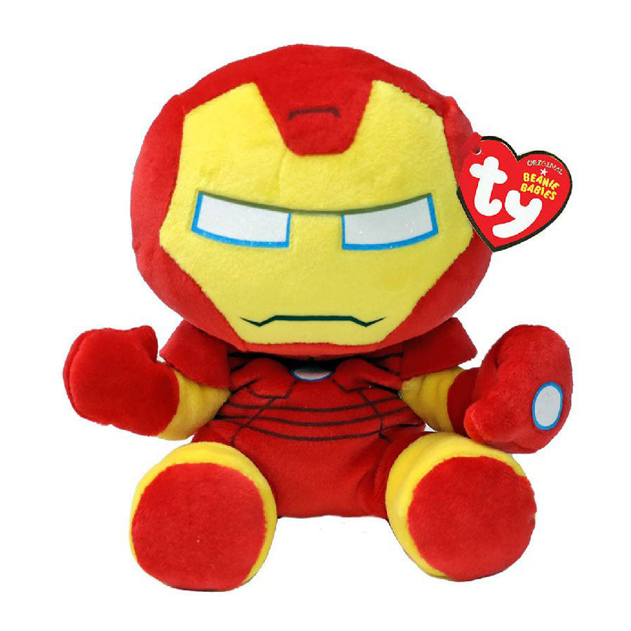 Ty beanie bebisar Marvel Iron Man Soft, 15cm