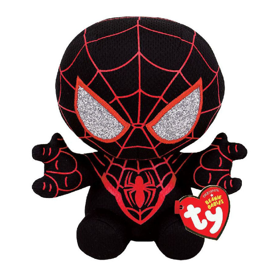 Ty beanie spiderman miles morales , 15cm