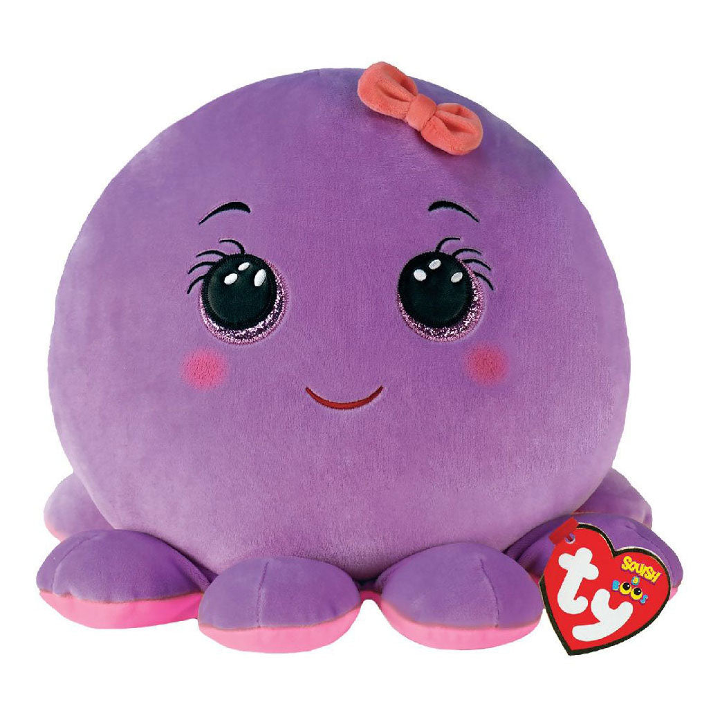 Ty Beanie Ty Squish A Boo Octavia Purple Octopus, 31cm