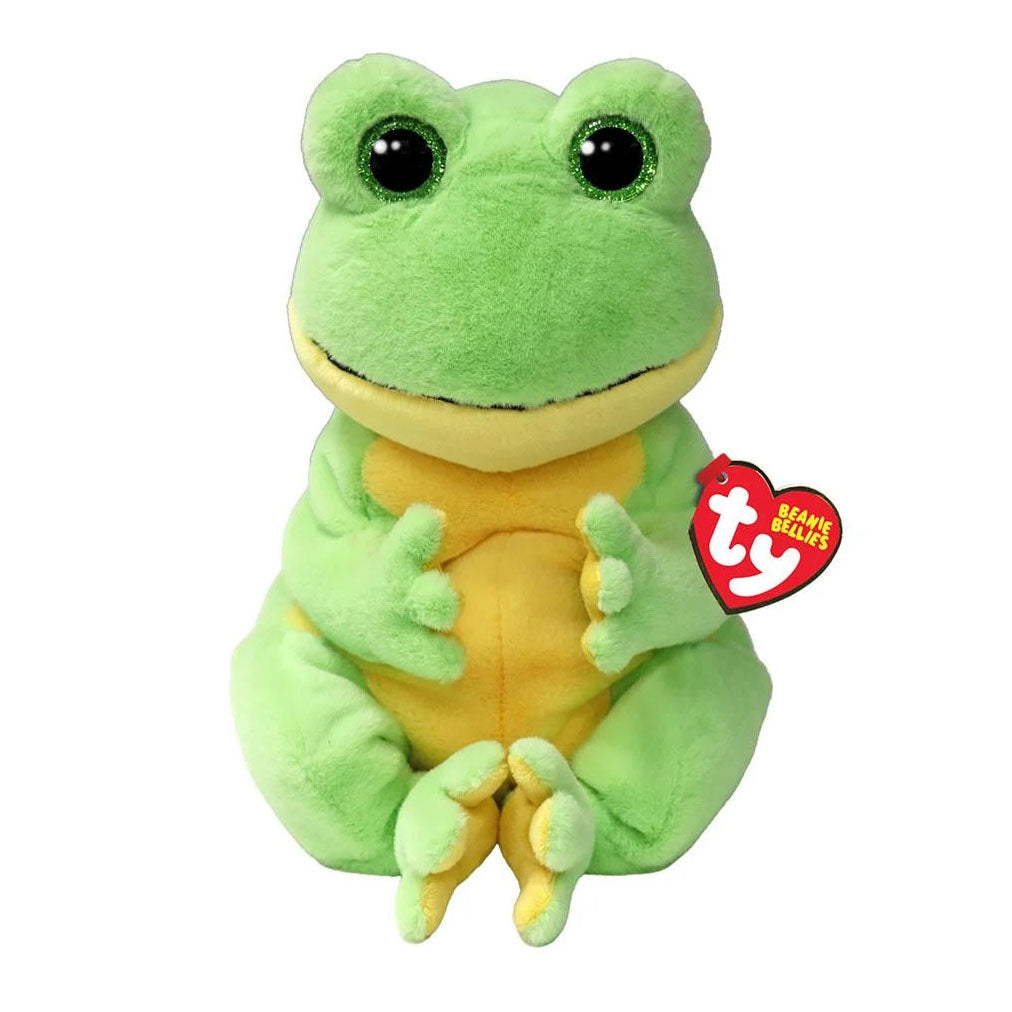 Ty beanie Babies Bellies Snapper Frog Medium,