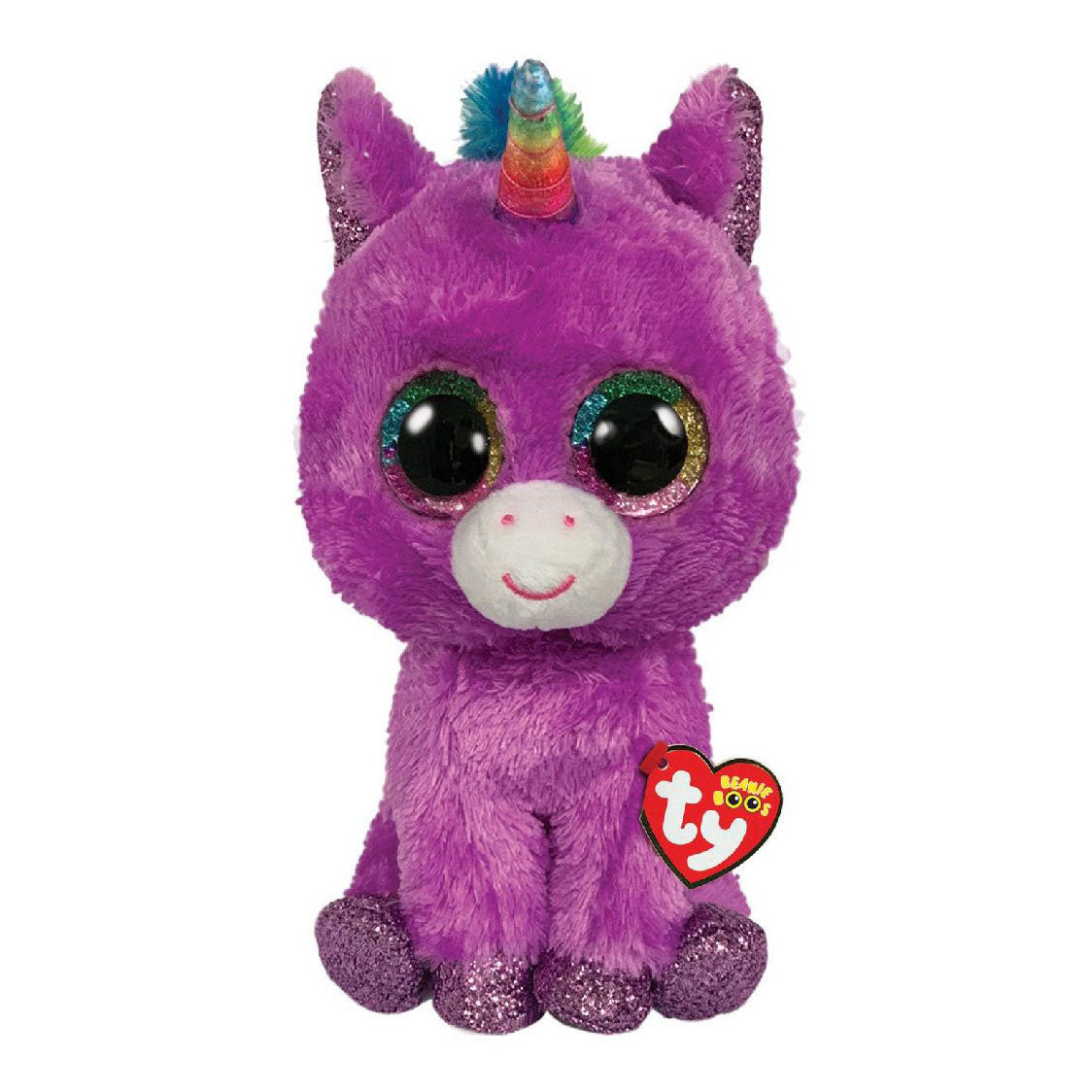 Ty Beanie Buddy Rosette Unicornio, 24 cm