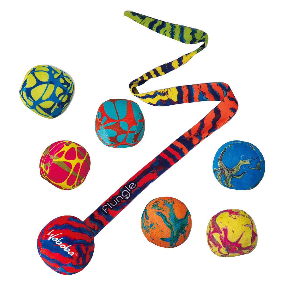 Boule de queue Waboba, 7 pièces