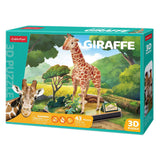 Puzzle 3D amusant et cubique, girafe
