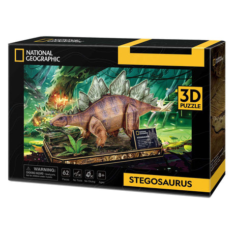 Stégosaure puzzle 3D National Geographic