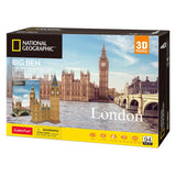 Puzzle 3D amusant et cubique, Big Ben, National Geographic