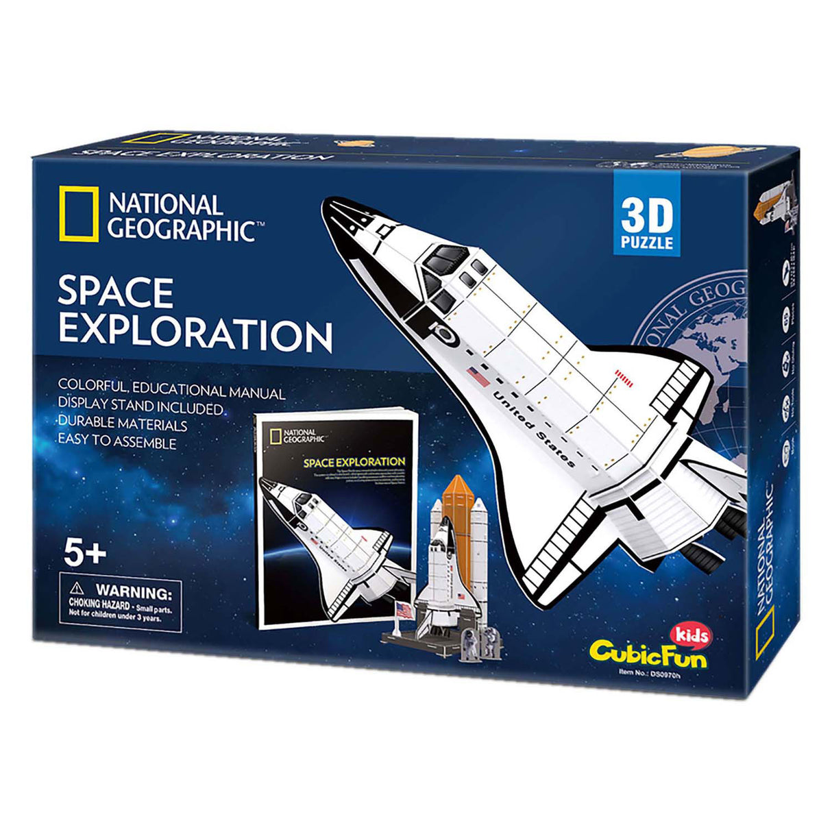 Puzzle 3D amusant et cubique, découvrez l'espace géographique national