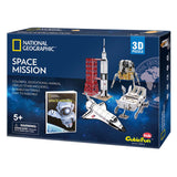 Puzzle 3D amusant et cubique, mission spatiale nationale géographique