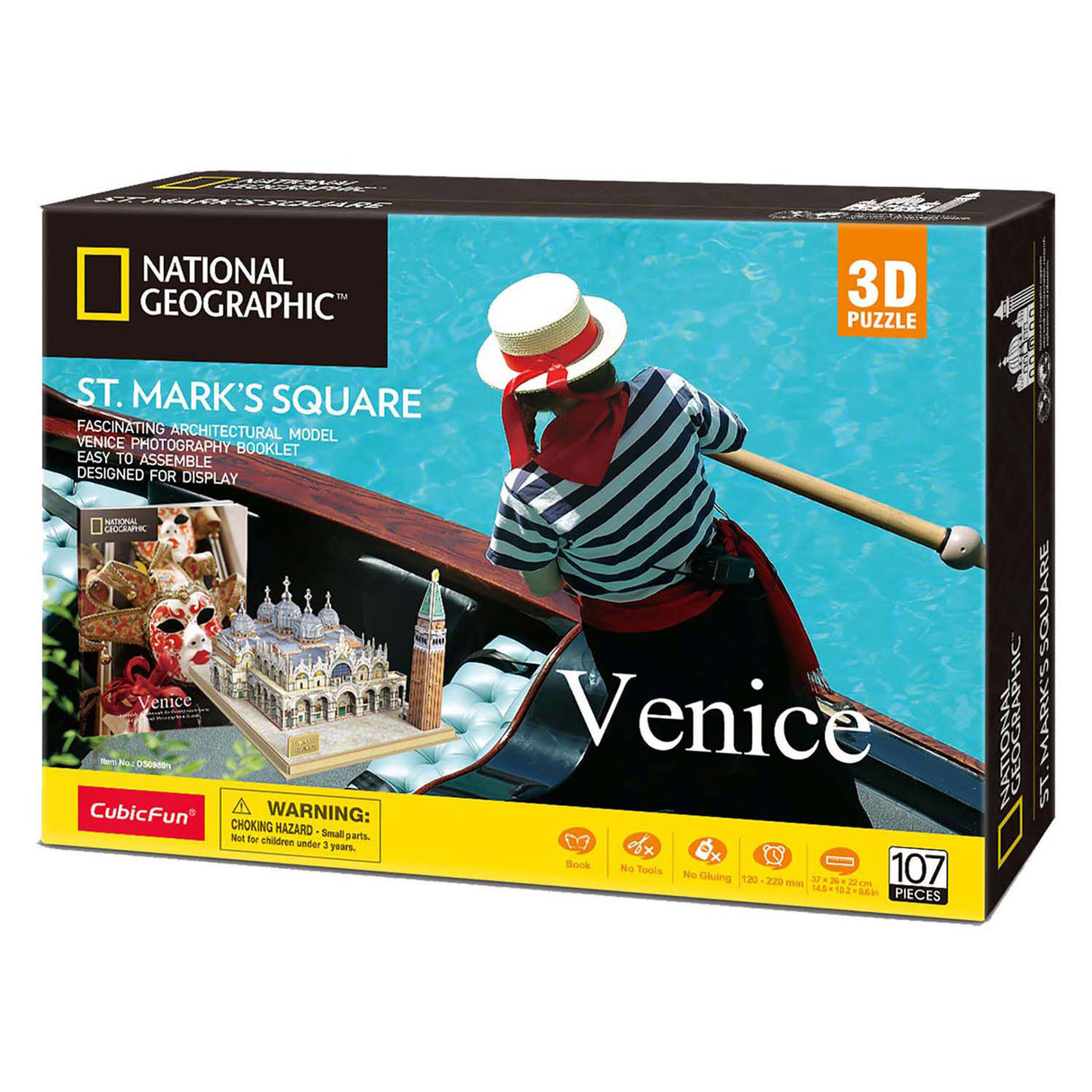 Puzzle 3D amusant cubique sur la place Saint-Marc (2010315)