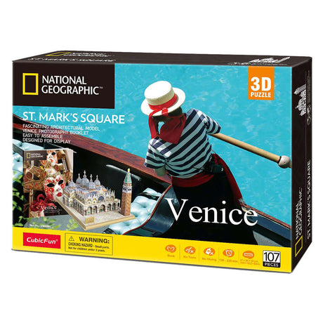 Puzzle 3D amusant cubique sur la place Saint-Marc (2010315)