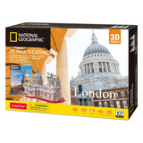 Puzzle 3D amusant et cubique, National Geographic St. Cathédrale Saint-Paul