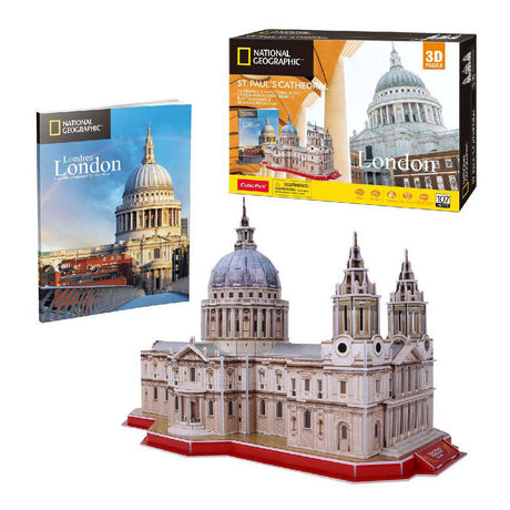 Puzzle 3D amusant et cubique, National Geographic St. Cathédrale Saint-Paul