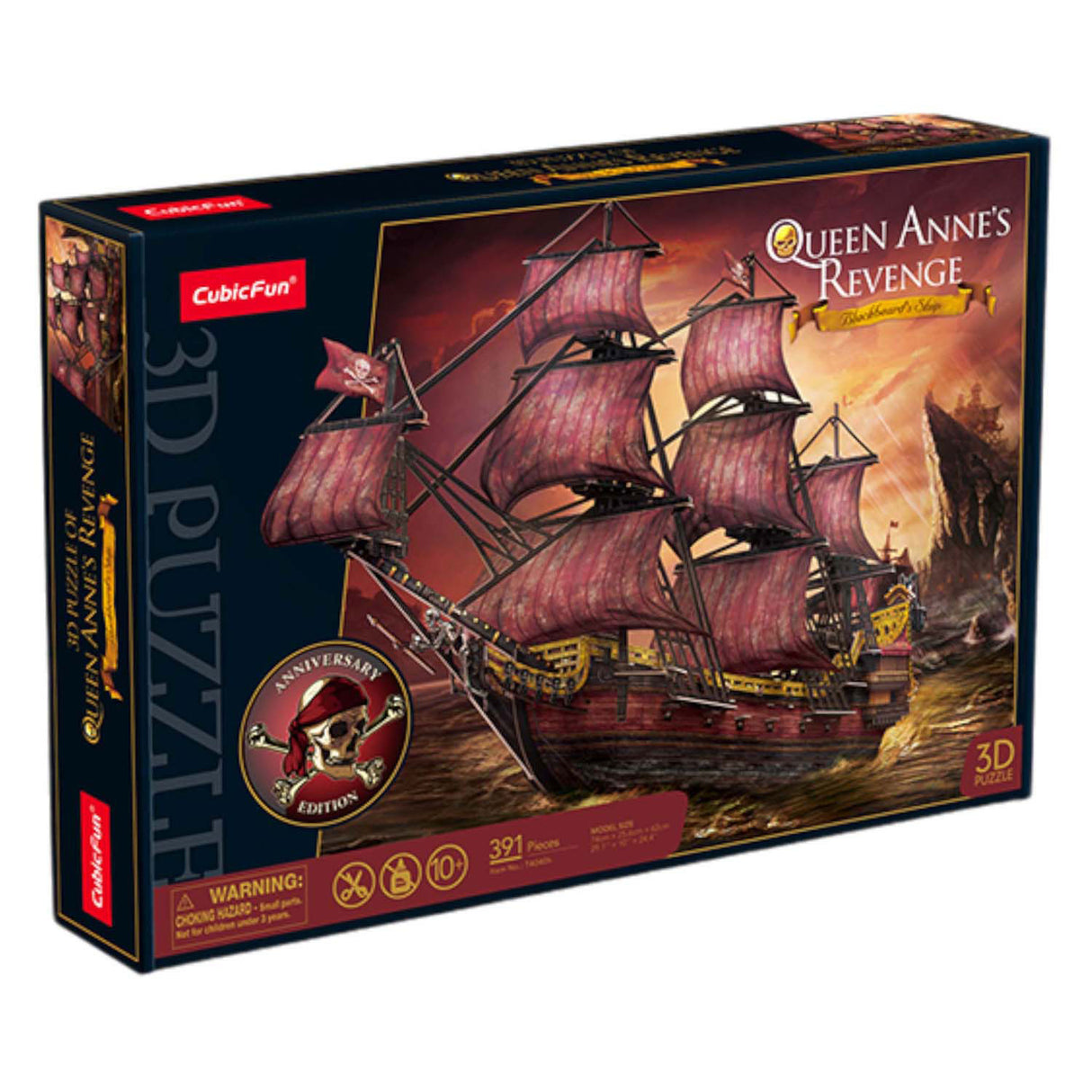 Puzzle 3D amusant et cubique, Vengeance de la Reine Anne