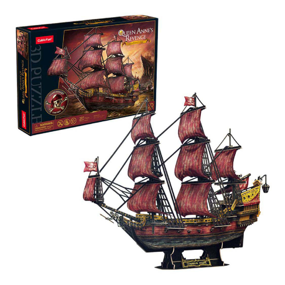 Puzzle 3D amusant et cubique, Vengeance de la Reine Anne