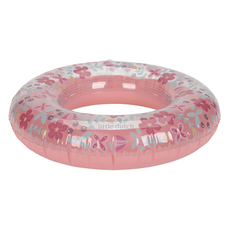 Bouée de bain Little Dutch fleur rose, 50cm