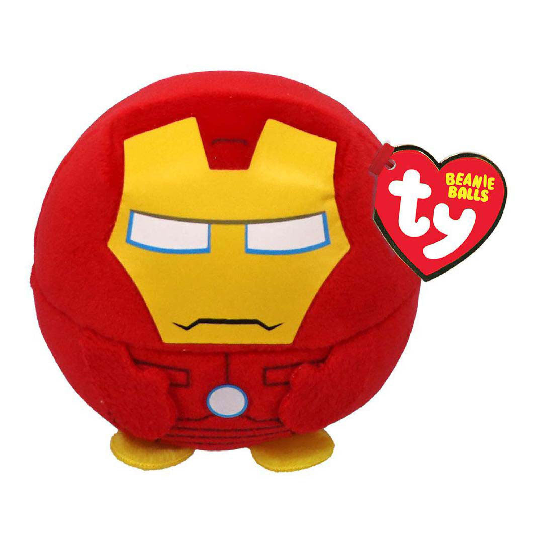 Ty bonnet ty teeny puffies - merveille iron man, 10cm