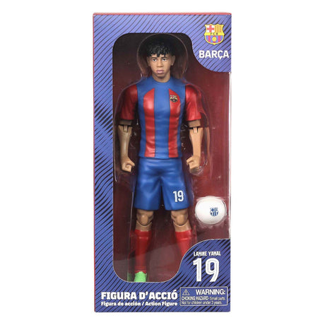 Figurine de football RC FC Baelona Lamine Yamal, 20cm