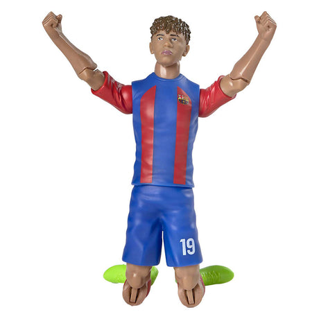Figurine de football RC FC Baelona Lamine Yamal, 20cm
