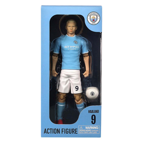 Figurine de football Manchester City Erling Haaland, 20cm