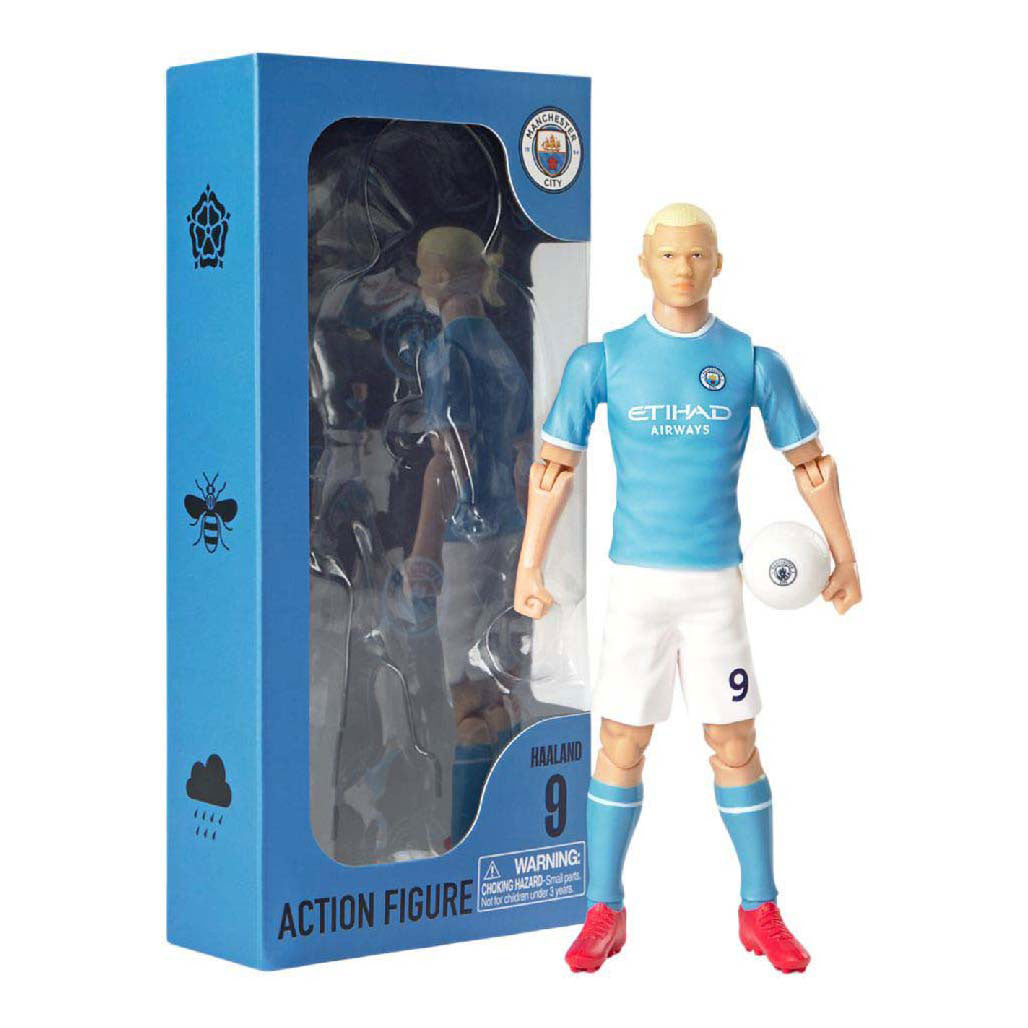 Figurine de football Manchester City Erling Haaland, 20cm