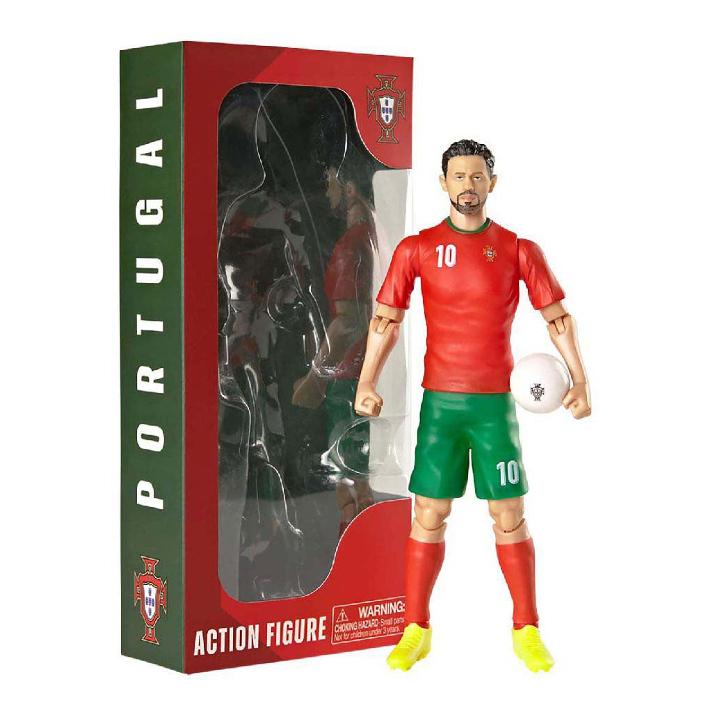Figurine de football Portugal Bernardo Silva, 20 cm