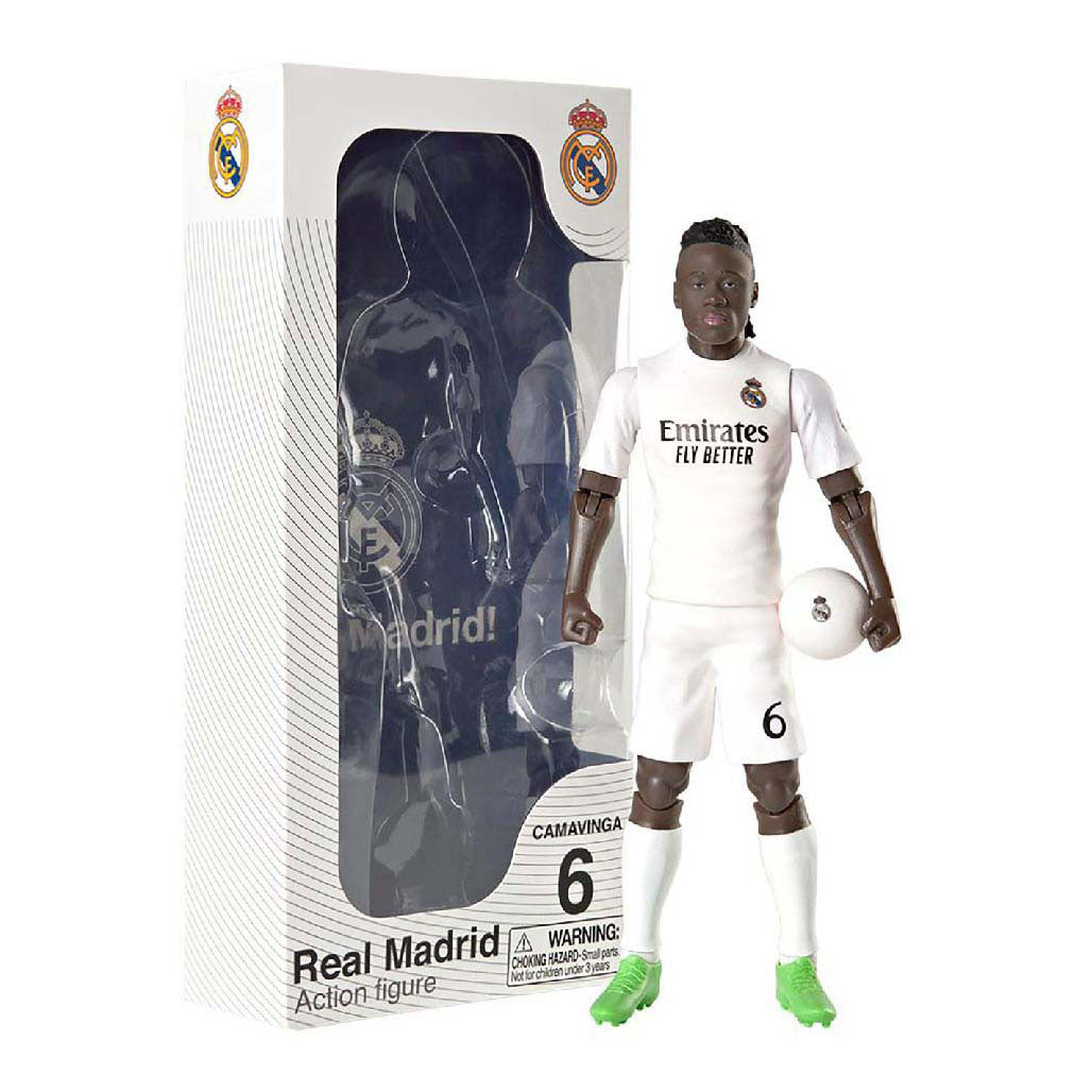 Figurine de football du real madrid, eduardo camavinga, 20cm