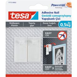 Clou Tesa pour enduit à papier peint 0,5 kg - 2 pièces - sans résidus - surfaces sensibles