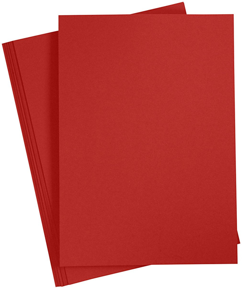 Creativ company carton coloré bordeaux A4, 20 feuilles