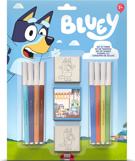 Tire de tampons Bluey multiprint 11 fête