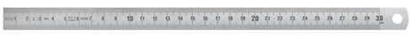 Toise à mesurer Vogel 300x18x0,5 en acier inoxydable