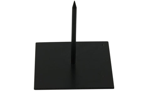 Hbx base en fer naturel vivant 12x12x12cm noir