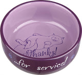 Trixie food bowl thanks for service assorted