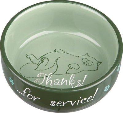 Trixie food bowl thanks for service assorted
