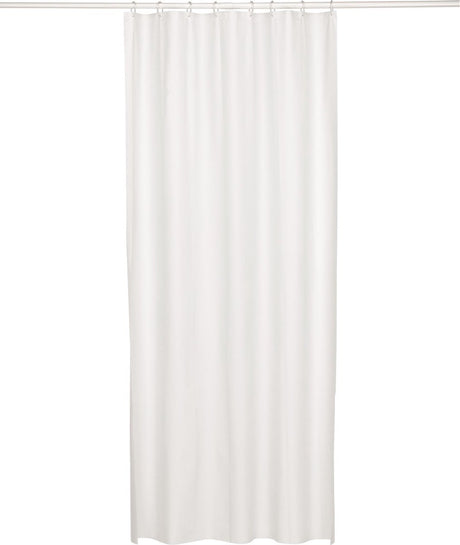 Rideau de douche Kela largo - court - blanc -