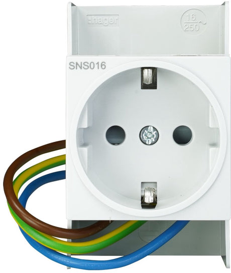 Prise murale modulaire Hager Vision - vks09sw - e32bn