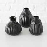 Boltze home vase esko h12cm noir