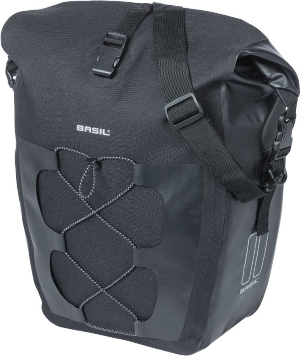 Basil Navigator m Sac à vélo imperméable noir