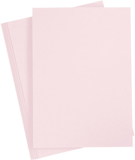 Carton d'entreprise Creativ, a4, feuille 210x297 mm, 210 g, rose clair, 10 feuilles 1 boîte