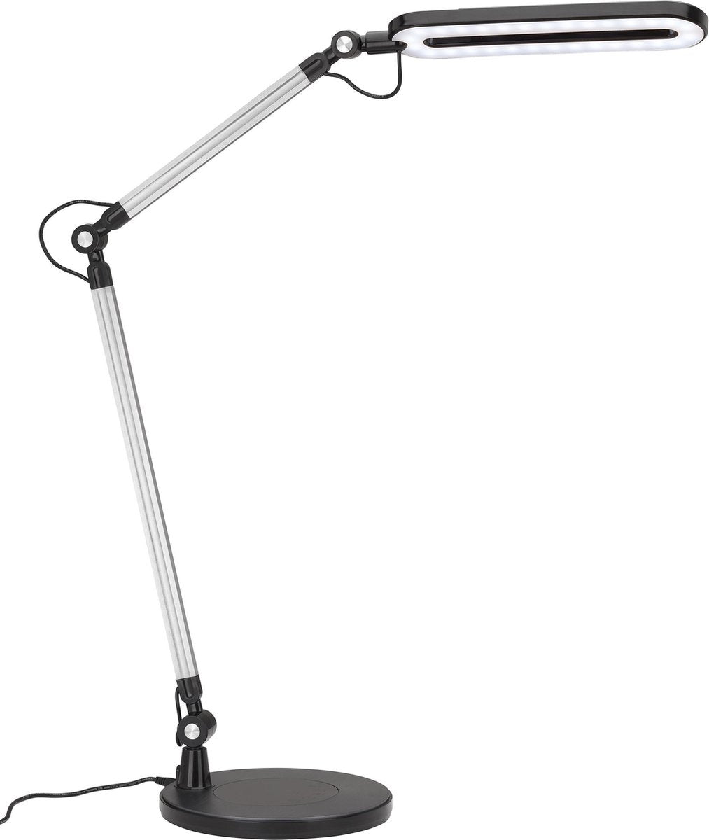 Briloner Swan - Lampe de bureau LED - dimmable - avec CCT - lampe de table - réglable - lampe de lecture - noir