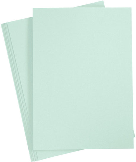 Carton d'entreprise Creativ, a4, feuille 210x297 mm, 210 g, vert pastel, 10 feuilles 1 boîte
