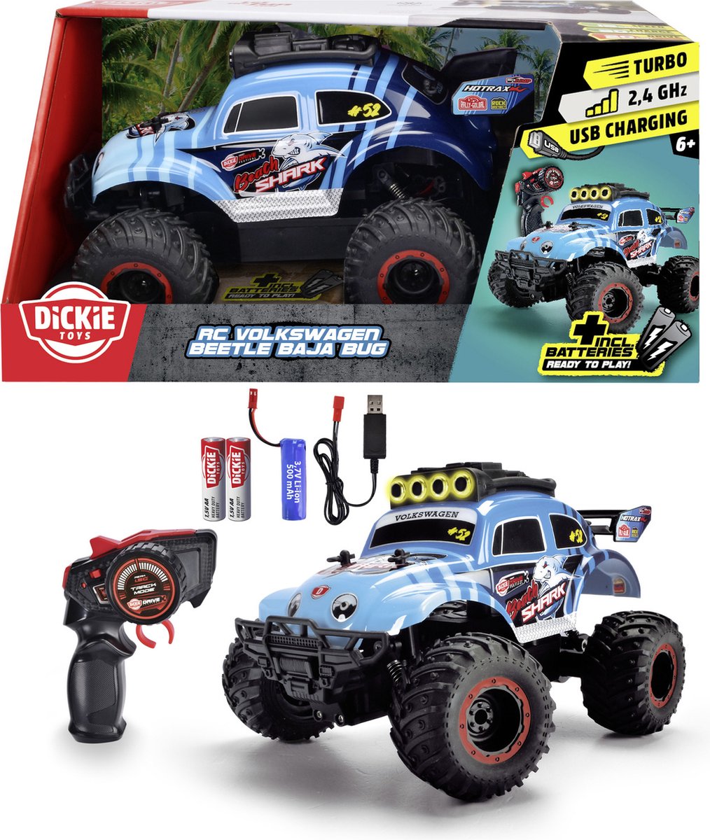 Dickie RC Volkswagen Beetle monstre bug, RTR