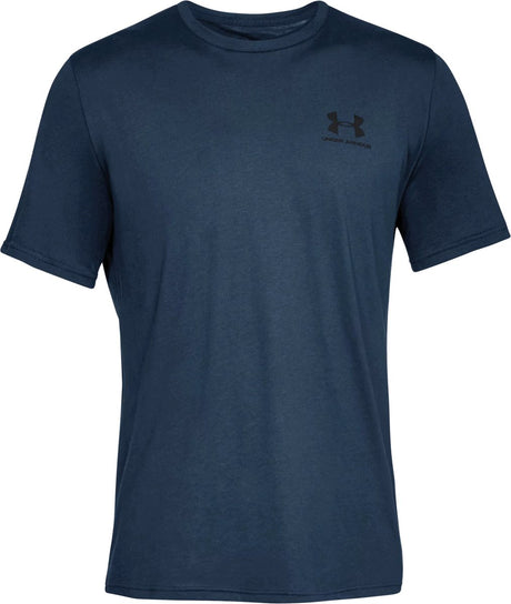 Under Armour UA M Sportstyle LC SS-Blu Chemise de sport pour hommes - Academy - Noir