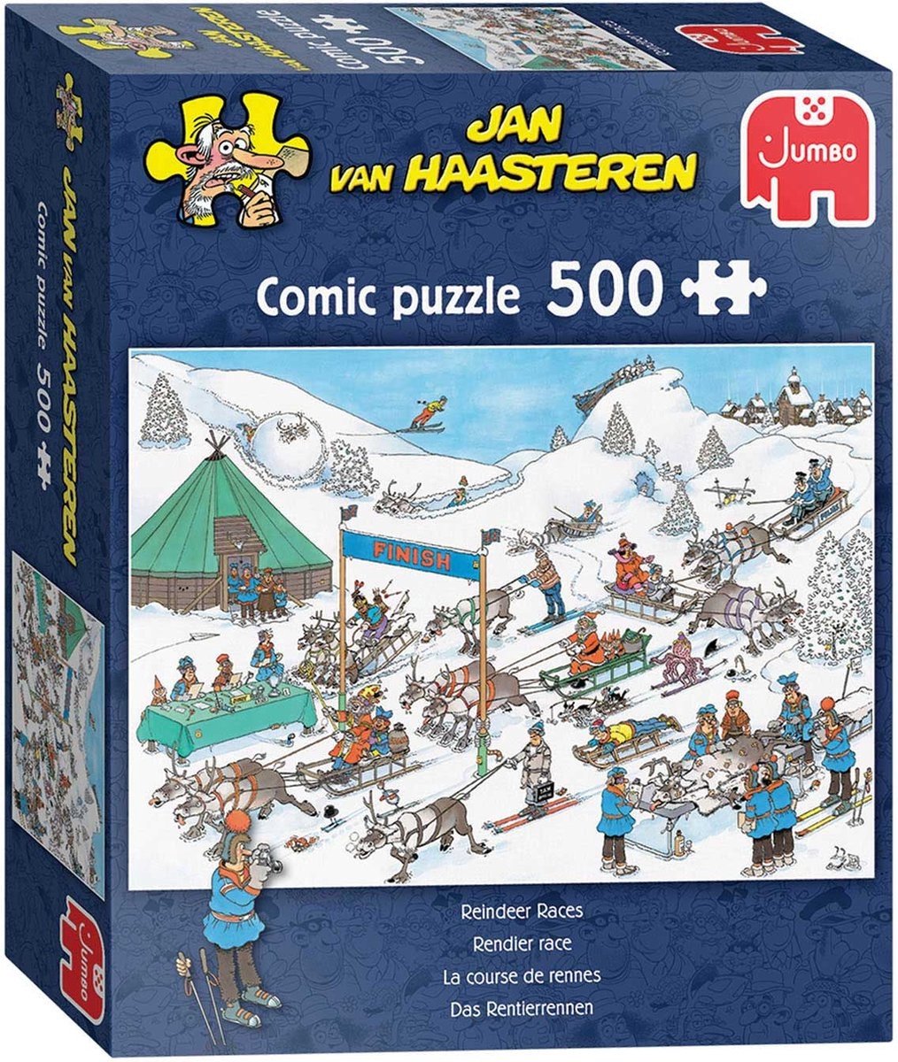 Jan van Haasteren - Course de rennes - Puzzle 500 pièces