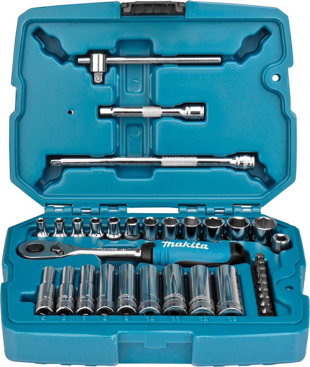 Makita b-65567 jeu de douilles 1 4 vk 34 pièces