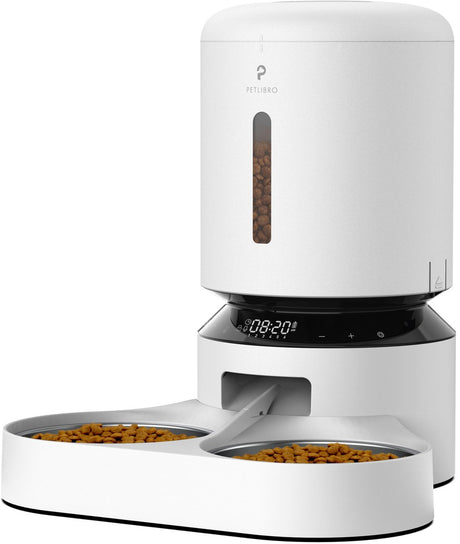 Gamelle double automatique Petlibro Granary - gamelle pour chat - 5 l - blanc