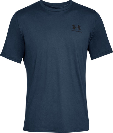 Under Armour UA M Sportstyle LC SS-Blu Chemise de sport pour hommes - Academy - Noir