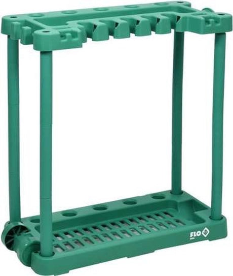 Porte-outils de jardin Flo - 84 x 74 x 35 cm - plastique - vert - max. 45kg