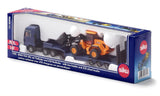 Camion Siku Super Man avec JCB Wiellader et Diet Charger O