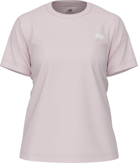 T-shirt en jersey New Balance Sport Essentials pour femme - sel rose